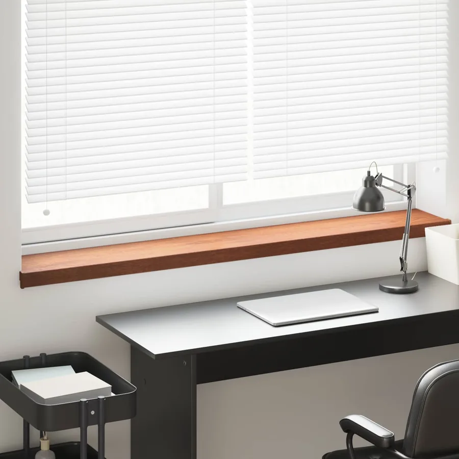 Appui de fenêtre Bois marron 140 x 25 x 4,5 cm PVC