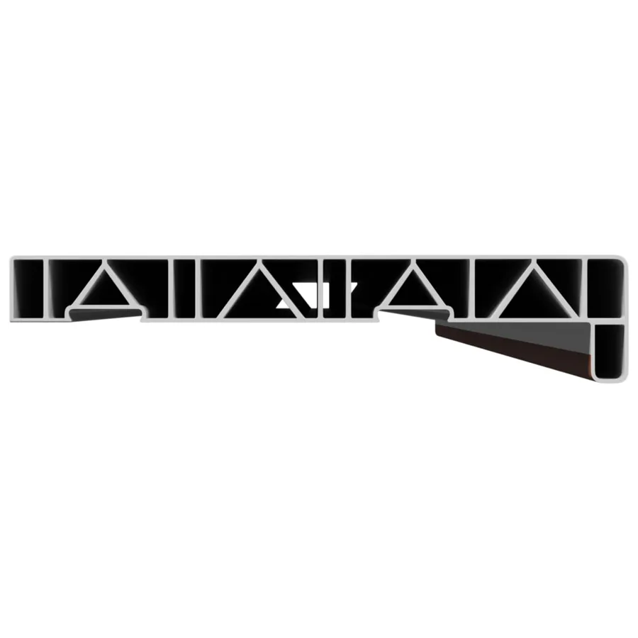Appui de fenêtre Bois marron 140 x 25 x 4,5 cm PVC - 4