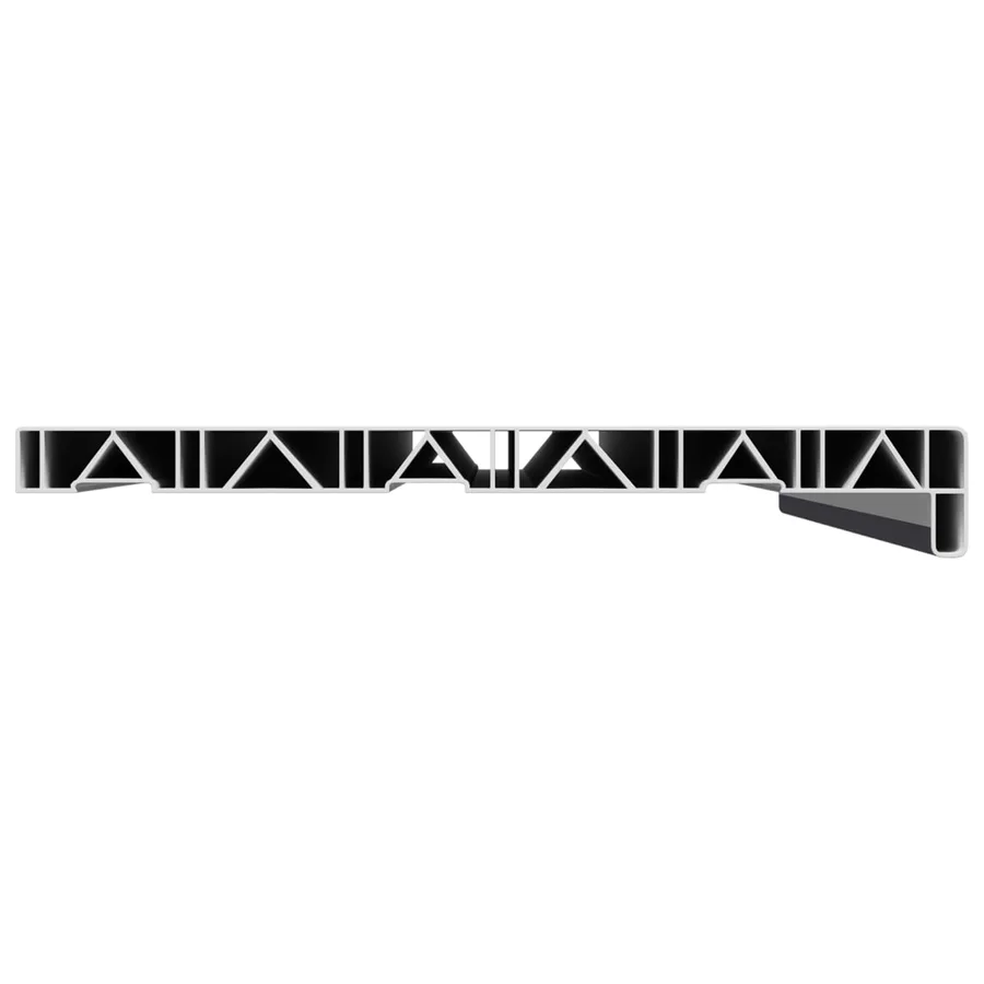 Appui de fenêtre Anthracite avec grain de bois PVC - 5