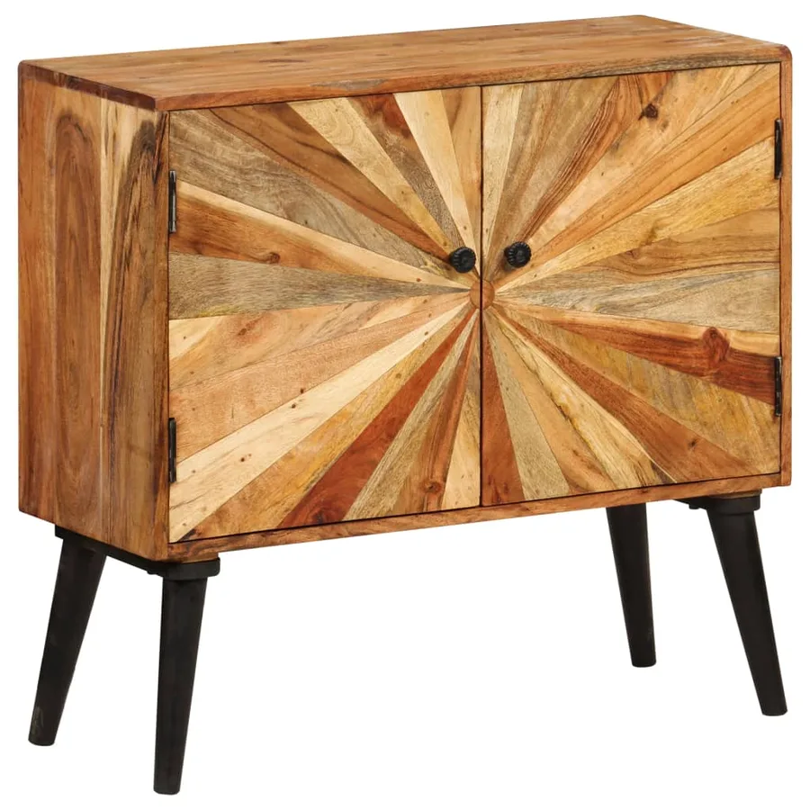 Buffet Bois de manguier massif 85x30x75 cm - 11