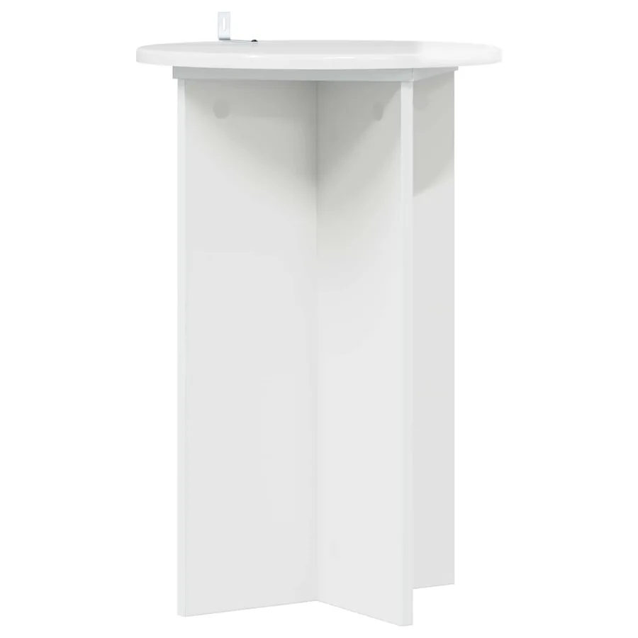 Support de Plante 2 pcs Blanc brillant Ø40 x 60 cm - 5