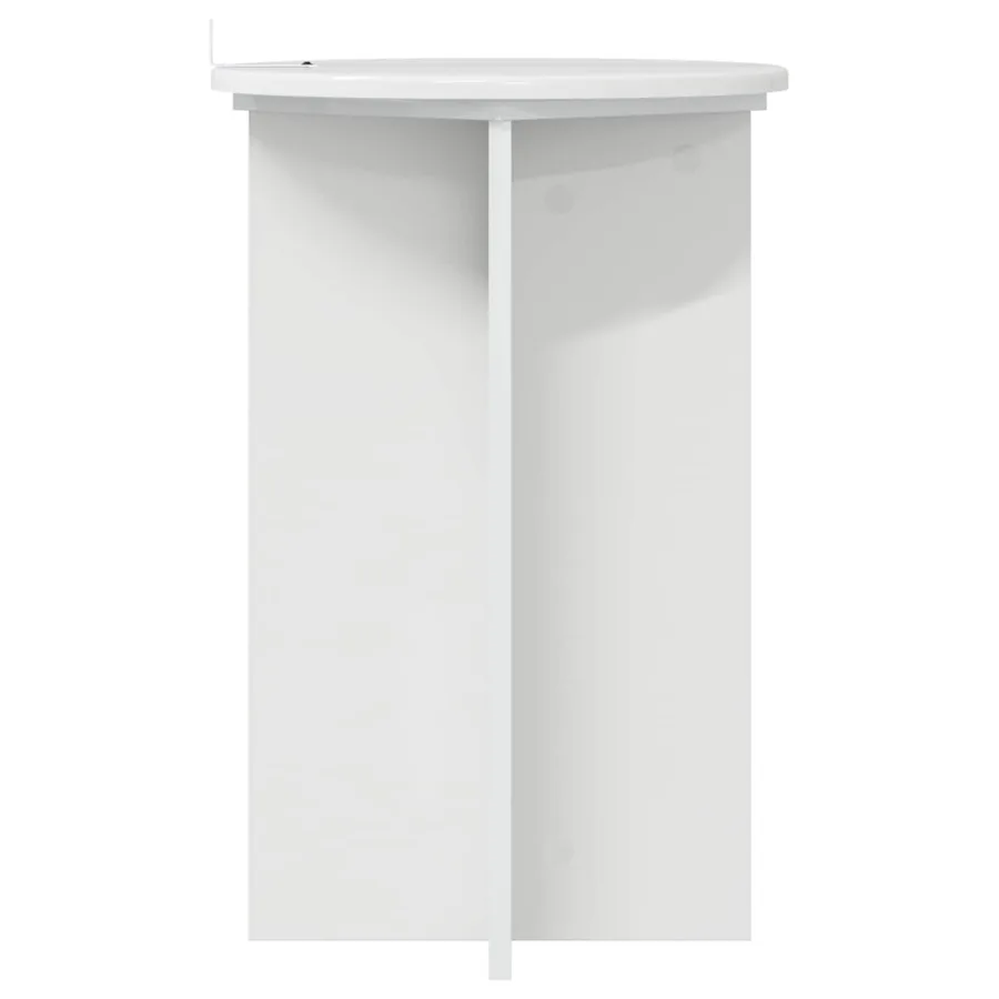 Support de Plante 2 pcs Blanc brillant Ø40 x 60 cm - 7
