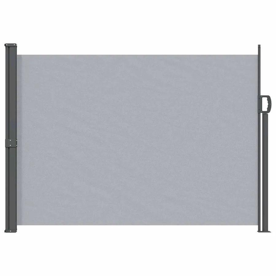 Store latéral rétractable 120 x 300 cm 100% polyester fer acier