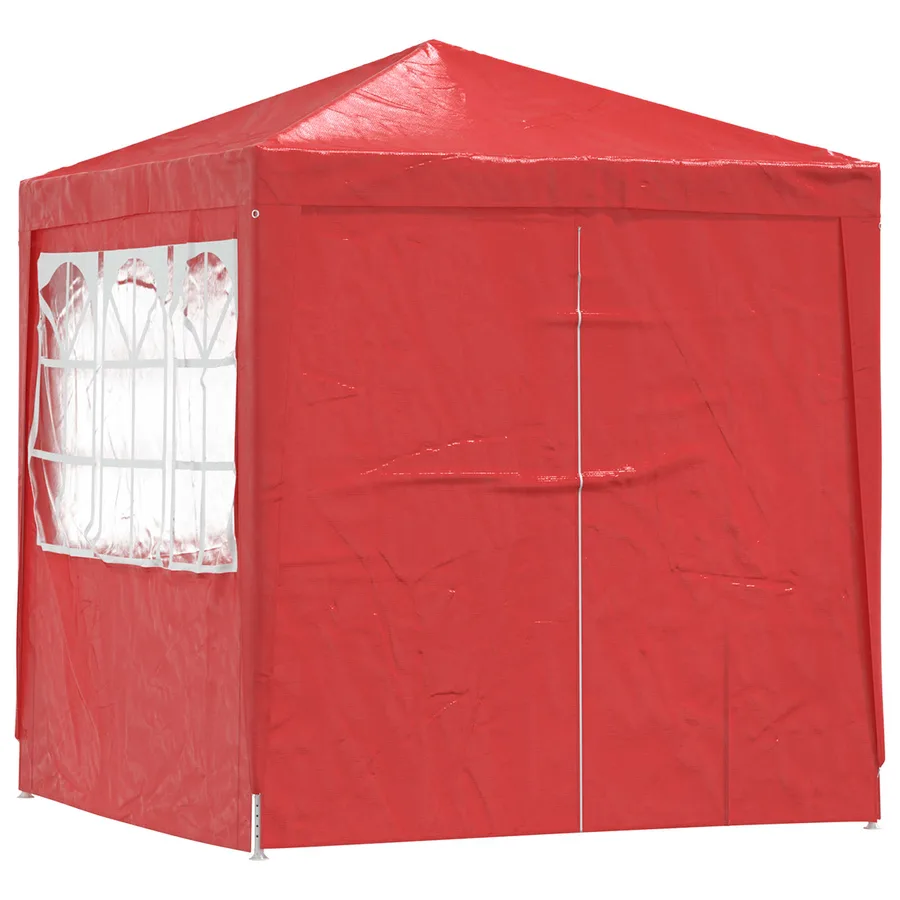 Tente de fête Rouge 200 x 200 x 240 cm PE et acier - 3