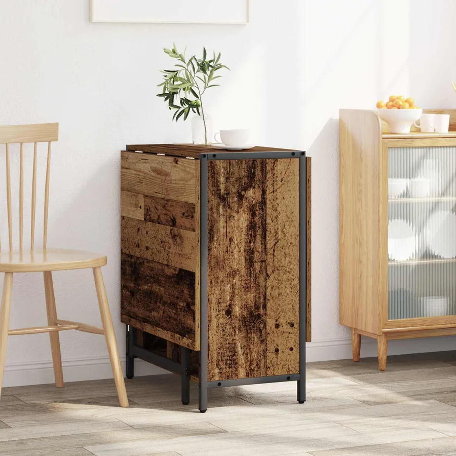 Table à dîner 144 x 60 x 75 cm Bois d'ingénierie Bois ancien - 4