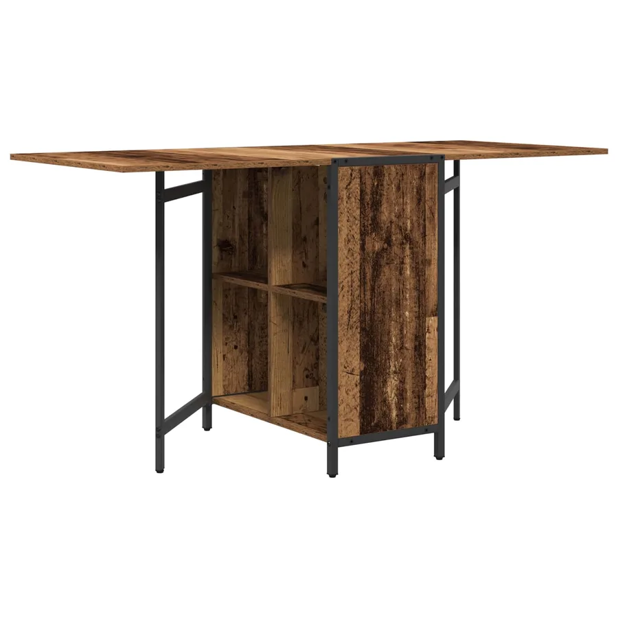 Table à dîner 144 x 60 x 75 cm Bois d'ingénierie Bois ancien - 7
