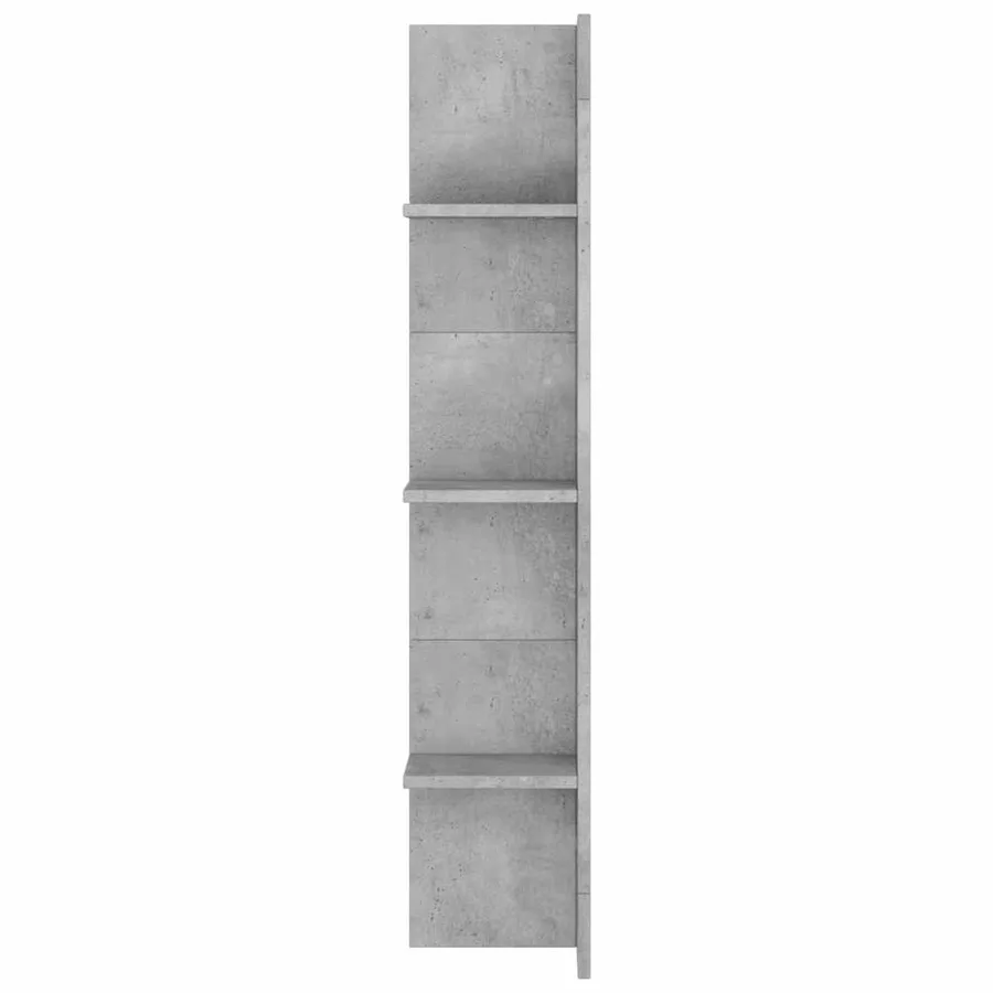 Meuble TV gris béton 152x22x113 cm bois d'ingénierie - 5