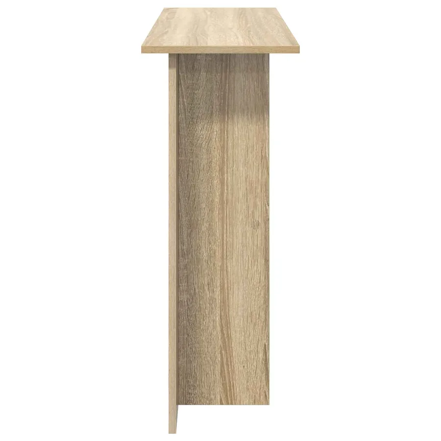 Table console Chêne Sonoma 100 x 30 x 75 cm Bois d'ingénierie - 6