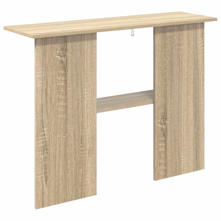Table console Chêne Sonoma 100 x 30 x 75 cm Bois d'ingénierie - 7