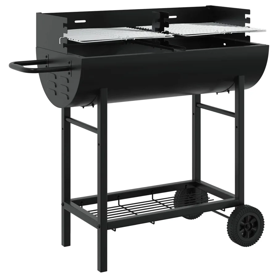Grill charbon 96,5 x 42,5 x 88,5 cm Noir - 2