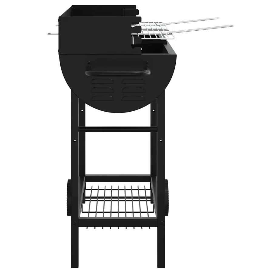 Grill charbon 96,5 x 42,5 x 88,5 cm Noir - 5