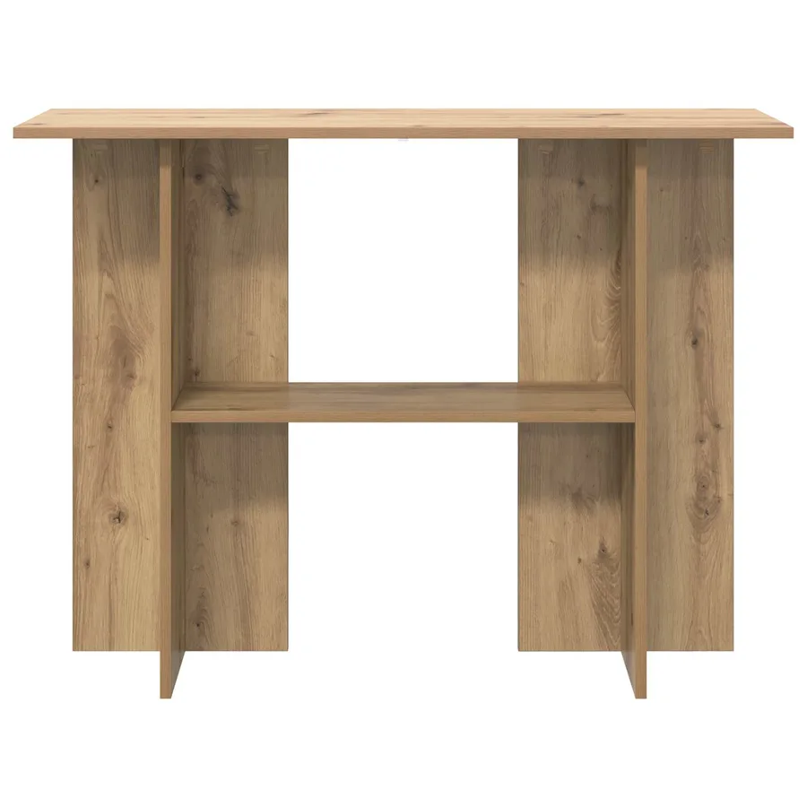 Table console Chêne artisanal 100 x 30 x 75 cm - 5