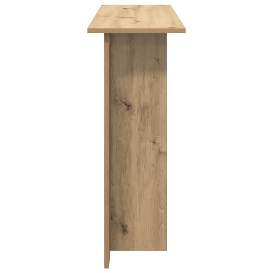 Table console Chêne artisanal 100 x 30 x 75 cm - 6
