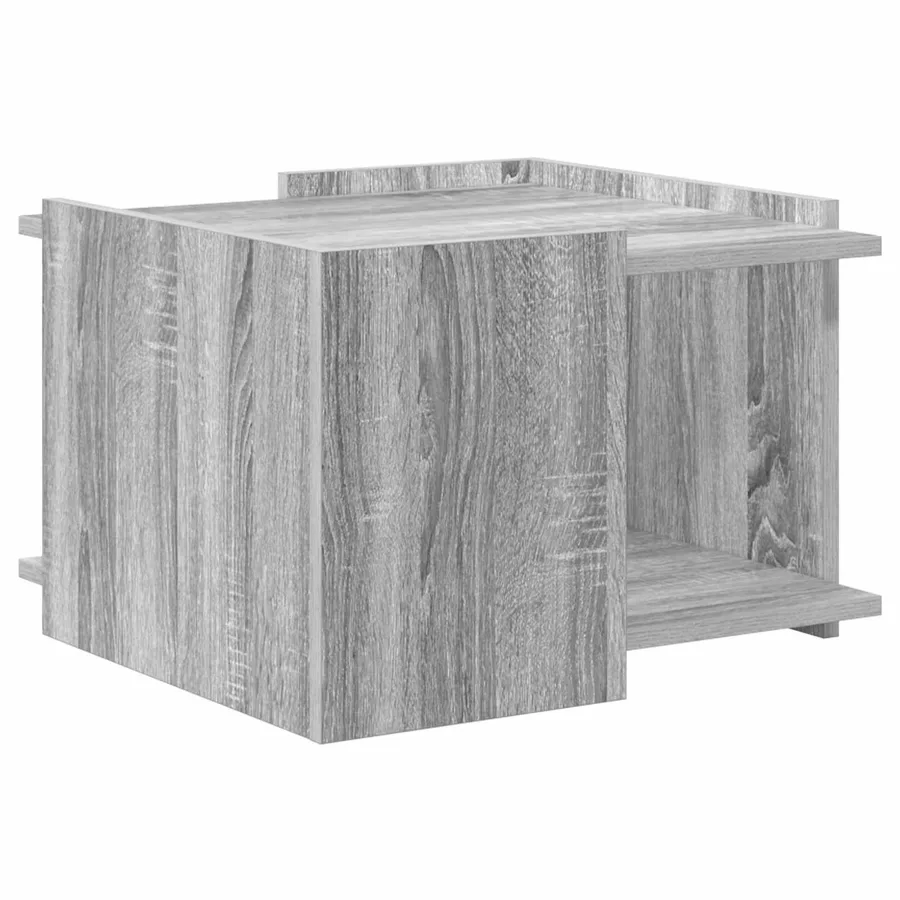 Table basse Sonoma gris 50,5 x 50 x 33 cm Bois d'ingénierie - 2