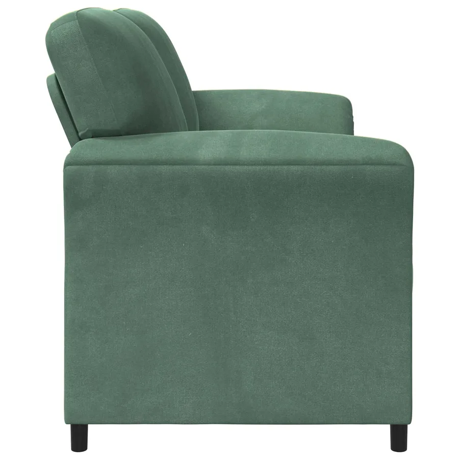 Sofa 3 places Vert Mer 198 x 83 x 95 cm Velours - 4