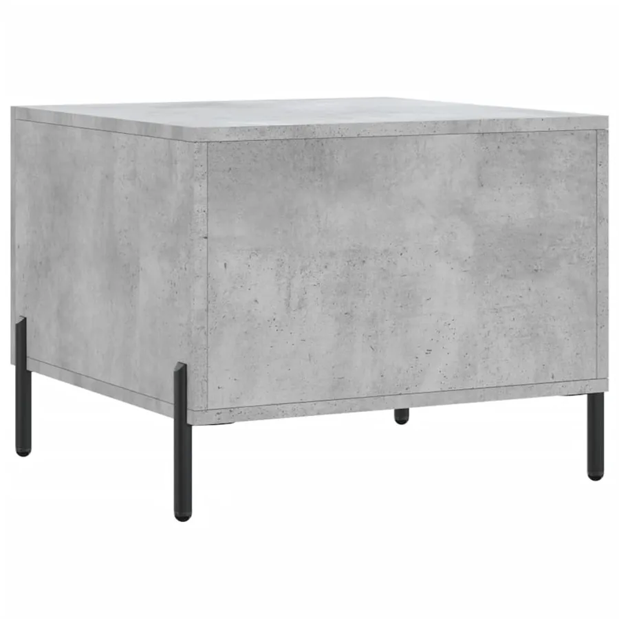 Tables basses 2 pcs gris béton 50x50x40 cm bois d'ingénierie - 9