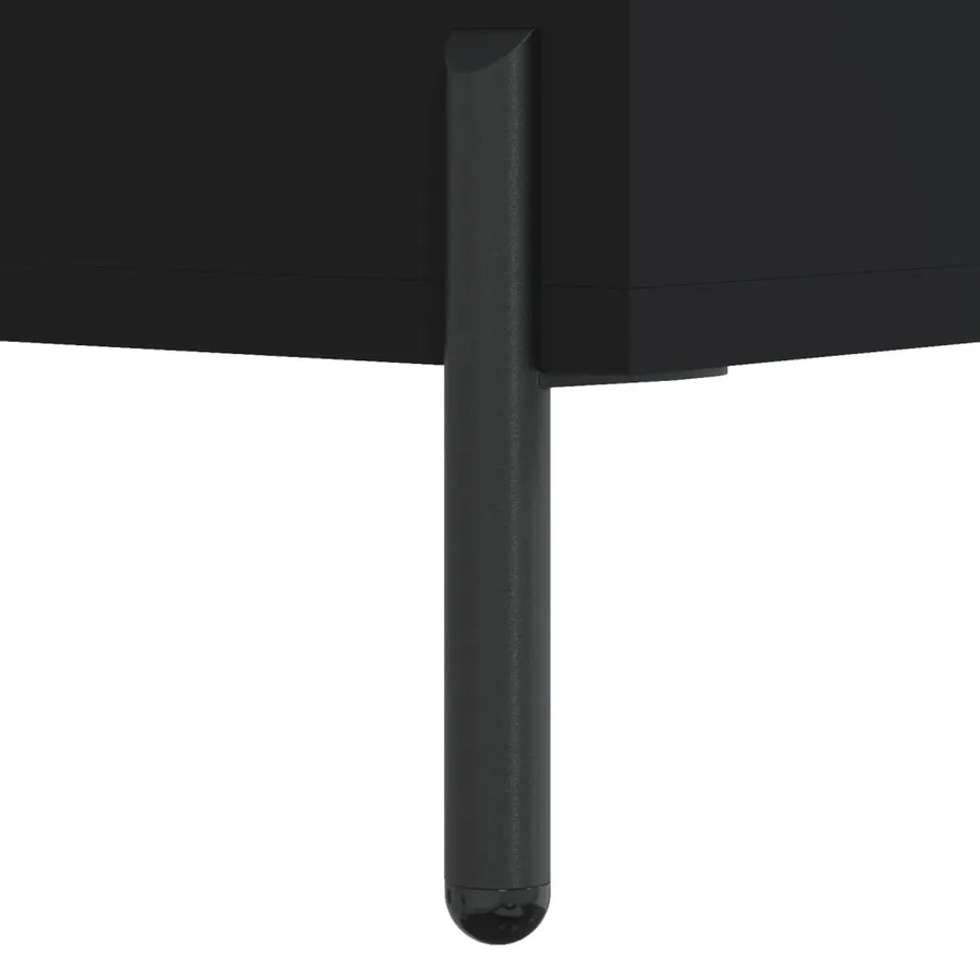 Table basse Noir 50x50x40 cm Bois d'ingénierie - 10