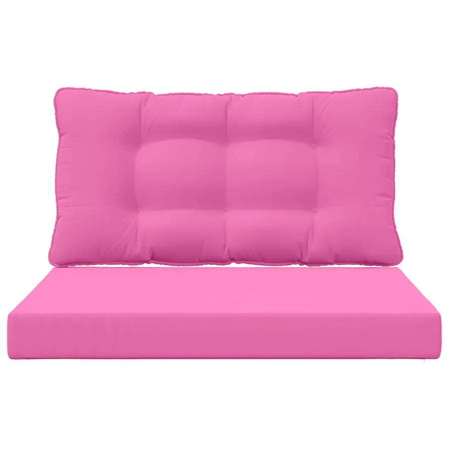 Coussin de canapé d'extérieur Polyester Rose 80 x 68,5 x 8 cm - 6