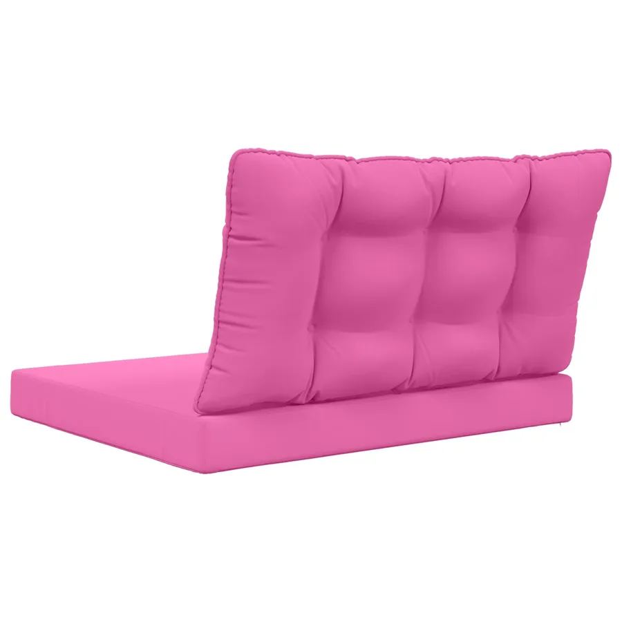 Coussin de canapé d'extérieur Polyester Rose 80 x 68,5 x 8 cm - 7