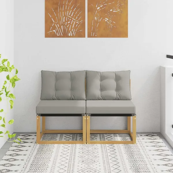 2 Pièce Sofa de milieu extérieur
