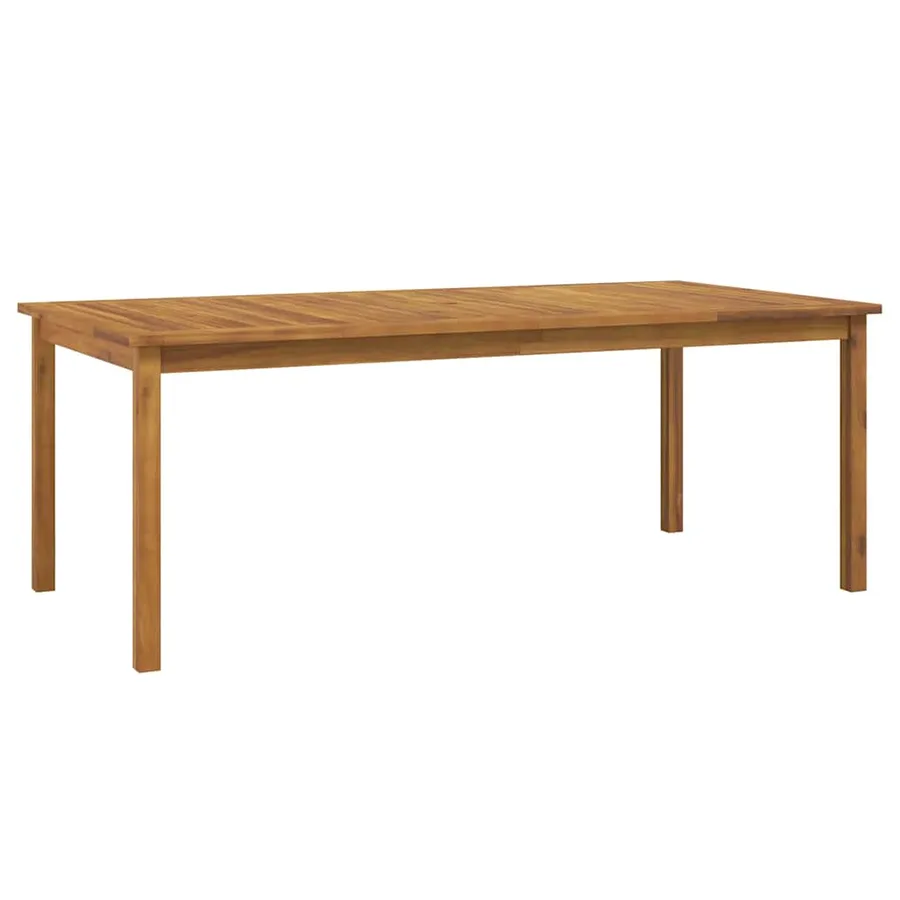 Ensemble à manger de jardin 9 pcs bois d'acacia solide - 6