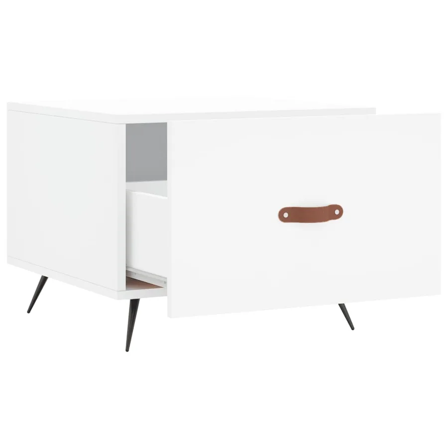 Tables basses 2 pcs blanc 50x50x40 cm bois d'ingénierie - 7