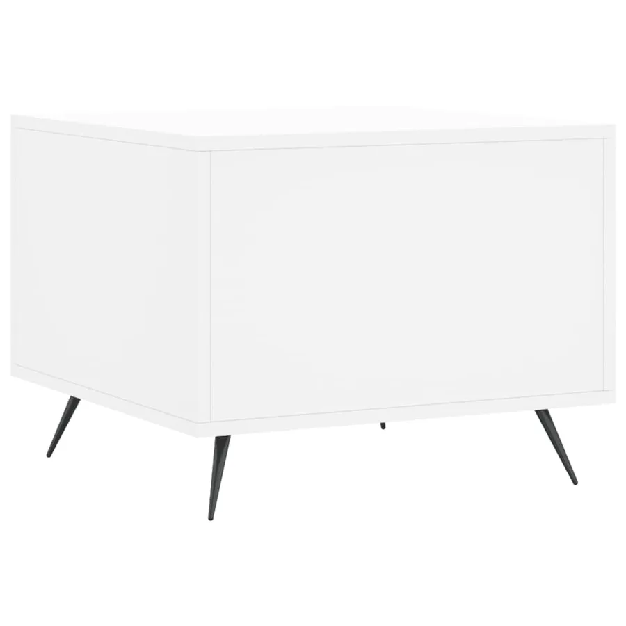Tables basses 2 pcs blanc 50x50x40 cm bois d'ingénierie - 9