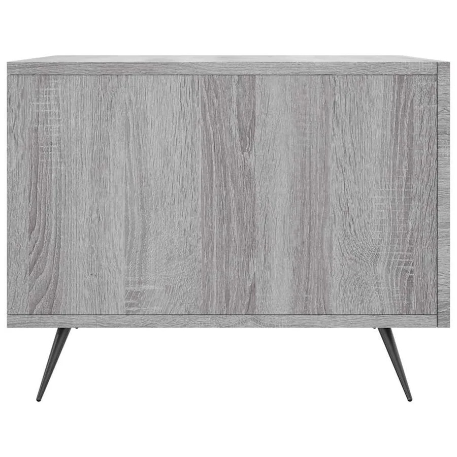 Table basse Sonoma gris 50x50x40 cm Bois d'ingénierie - 7