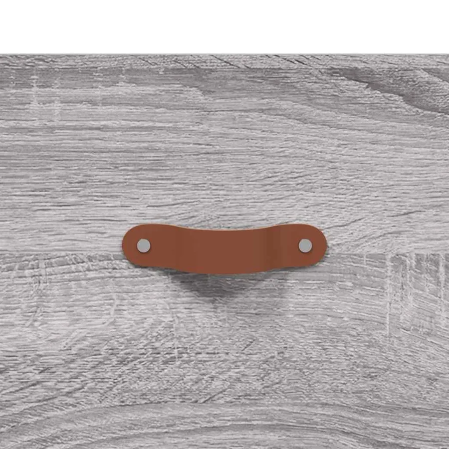 Table basse Sonoma gris 50x50x40 cm Bois d'ingénierie - 9