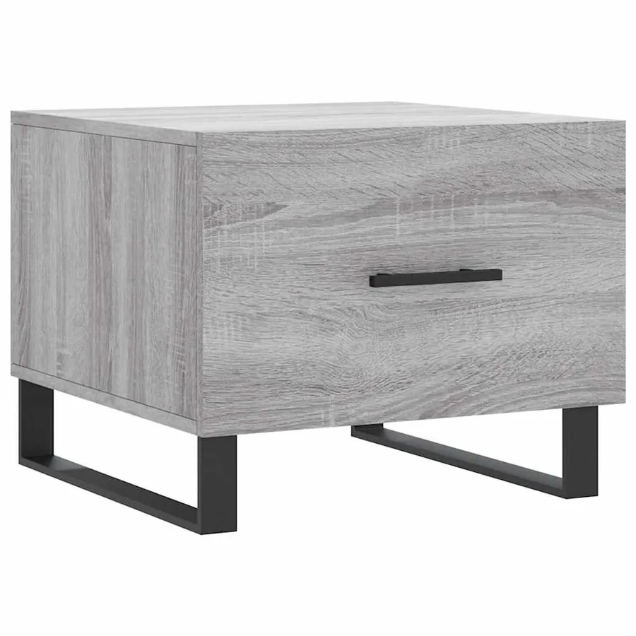 Table basse Sonoma gris 50x50x40 cm Bois d'ingénierie - 2