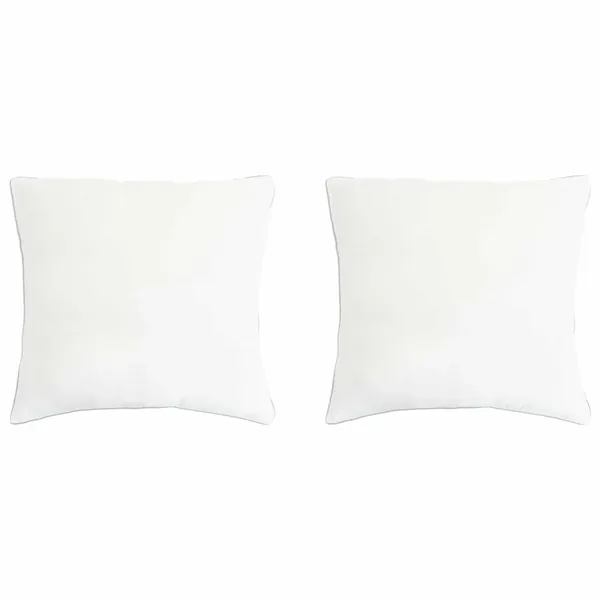 Oreiller 2 pcs 80 x 80 cm Fibre de bambou Blanc