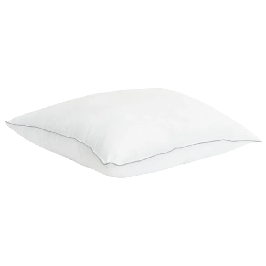 Oreiller 2 pcs 80 x 80 cm Fibre de bambou Blanc - 2