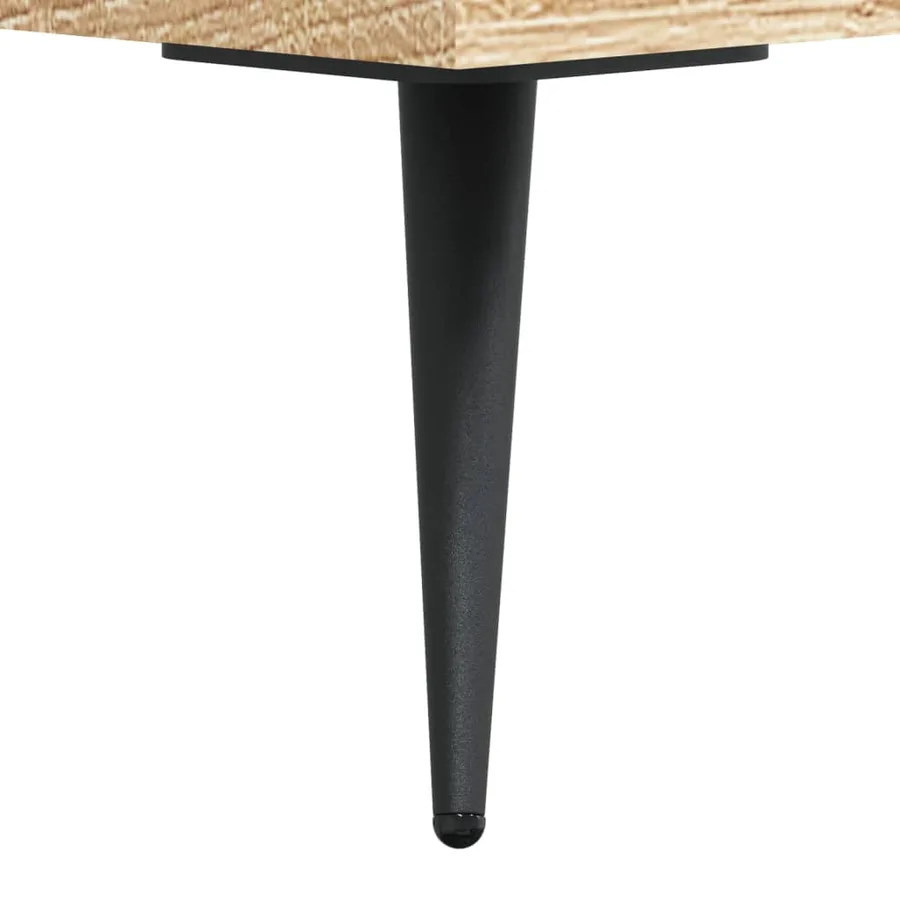 Table basse Chêne sonoma 50x50x40 cm Bois d'ingénierie - 10