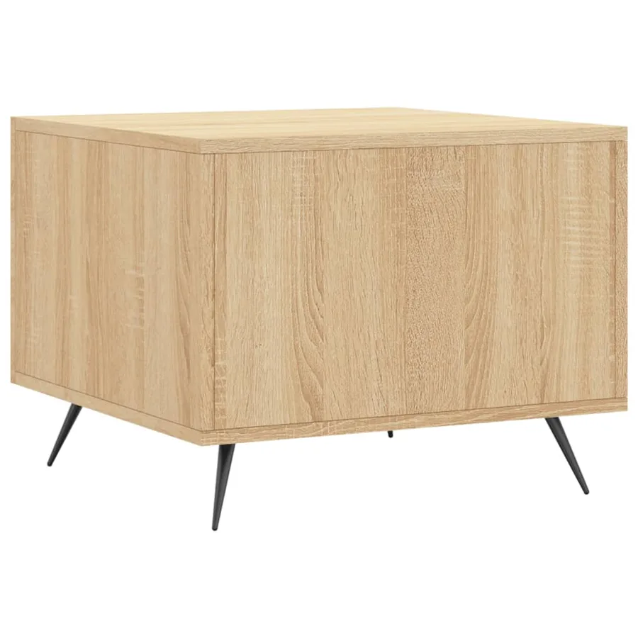 Table basse Chêne sonoma 50x50x40 cm Bois d'ingénierie - 8