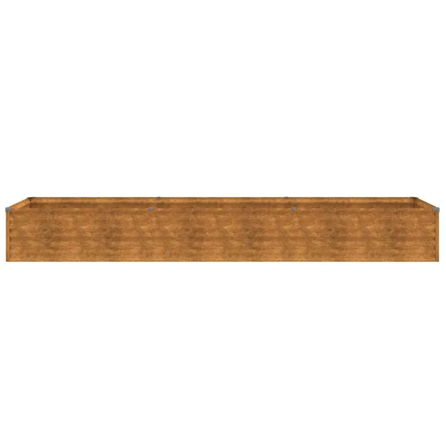 Jardinière surélevée 291 x 50 x 36 cm Acier Corten - 4