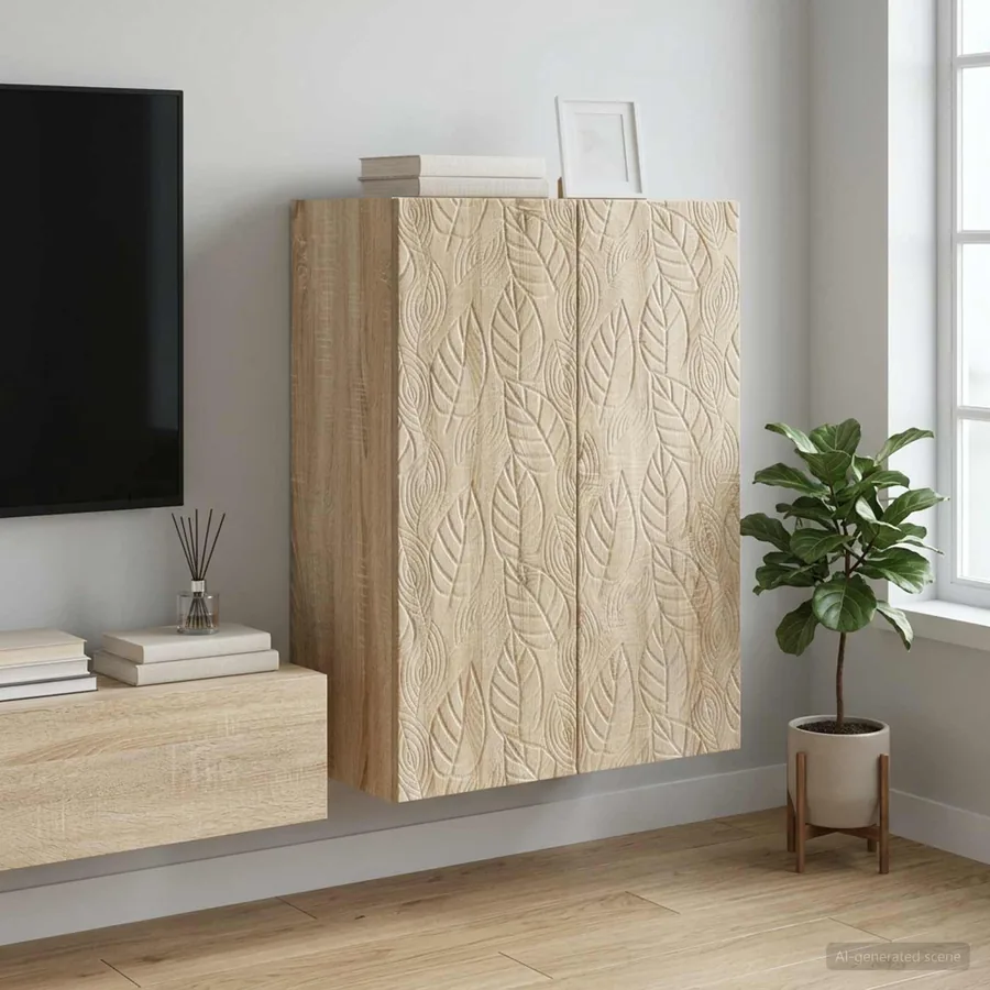 Armoire Murale Chêne Sonoma 66 x 34,5 x 90 cm Bois d'ingénierie