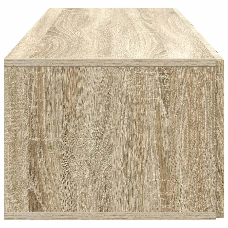 Meuble TV mural Chêne Sonoma 98 x 41 x 30 cm Bois d'ingénierie - 7