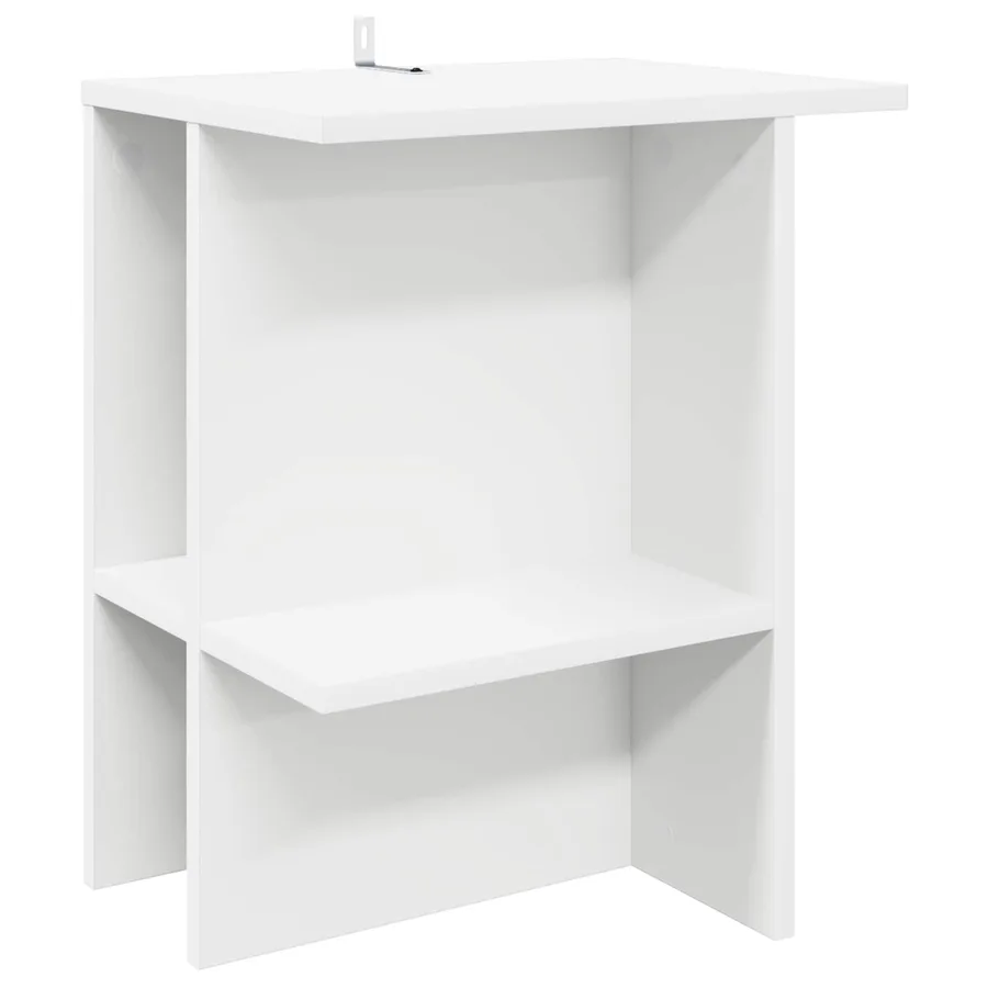 Table basse 2 pcs Blanc 40 x 30 x 49 cm Bois d'ingénierie - 5