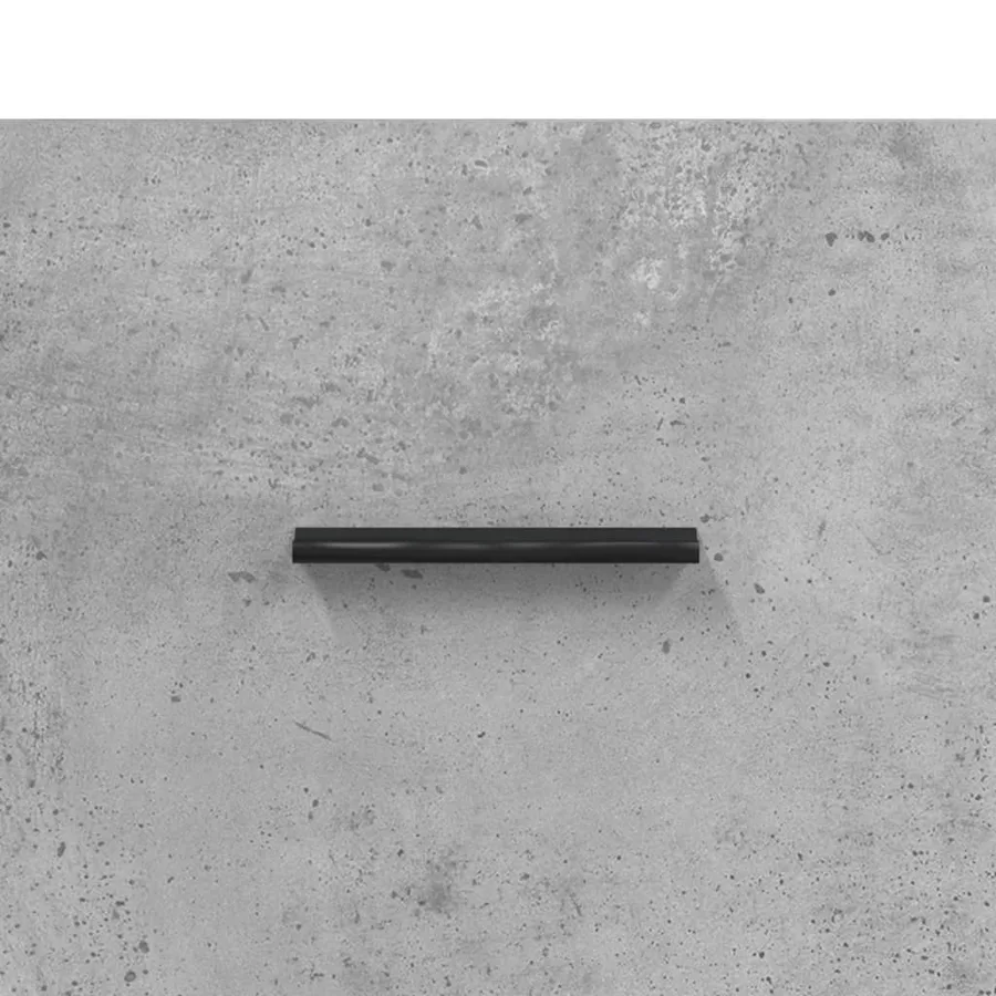 Buffet haut Gris béton 34,5x34x180 cm Bois d'ingénierie - 9