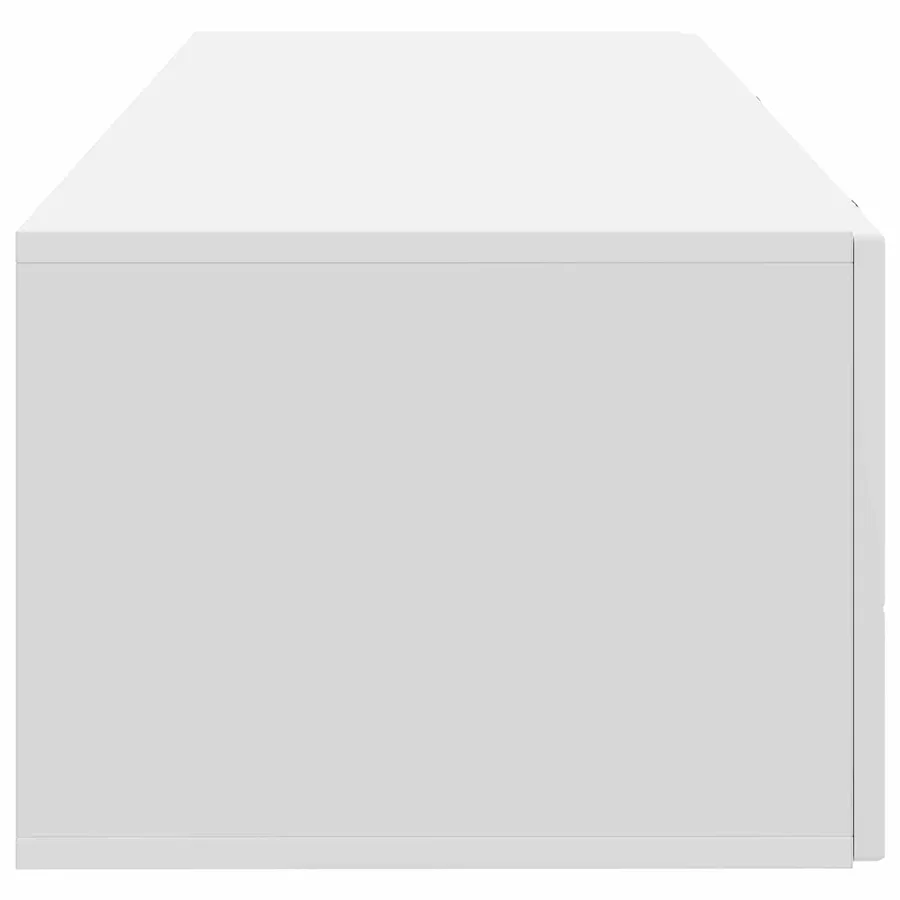Meuble TV mural Blanc 98 x 41 x 30 cm Bois d'ingénierie - 7
