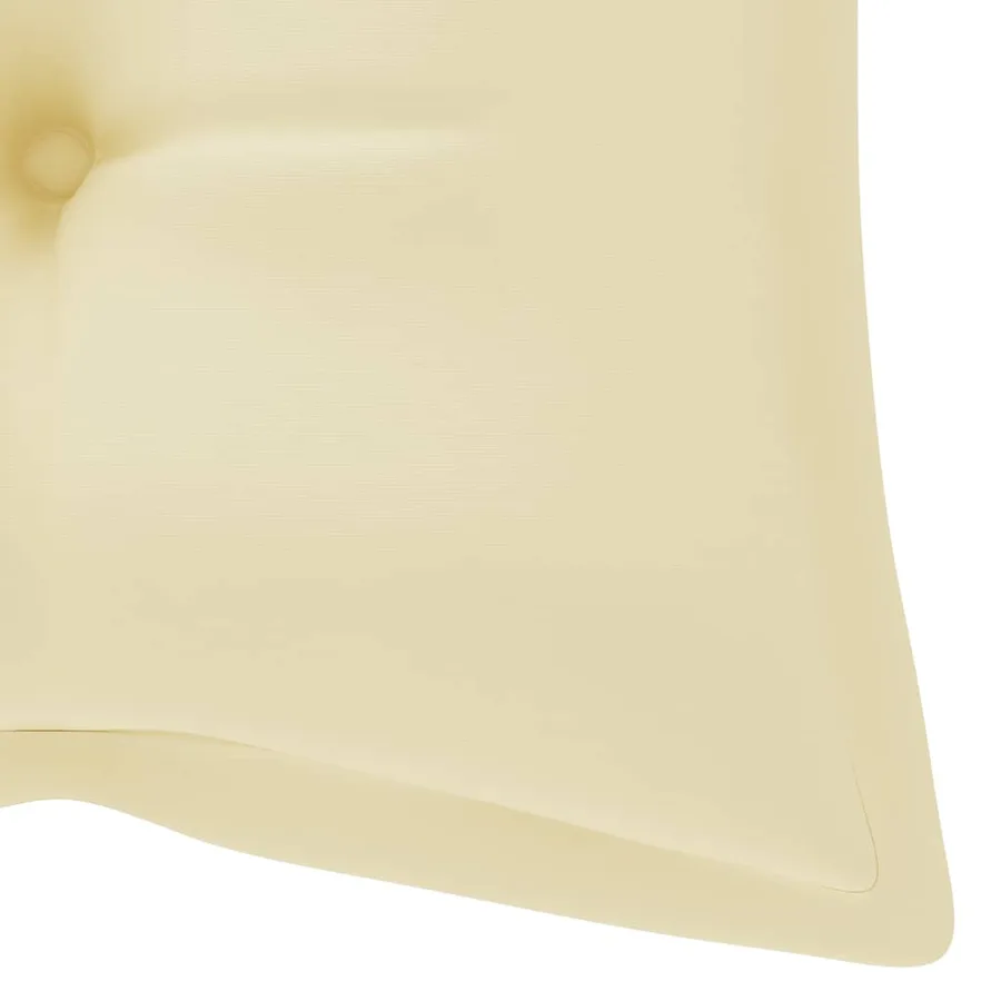 Banc de jardin avec coussin 120 cm Bambou - 9