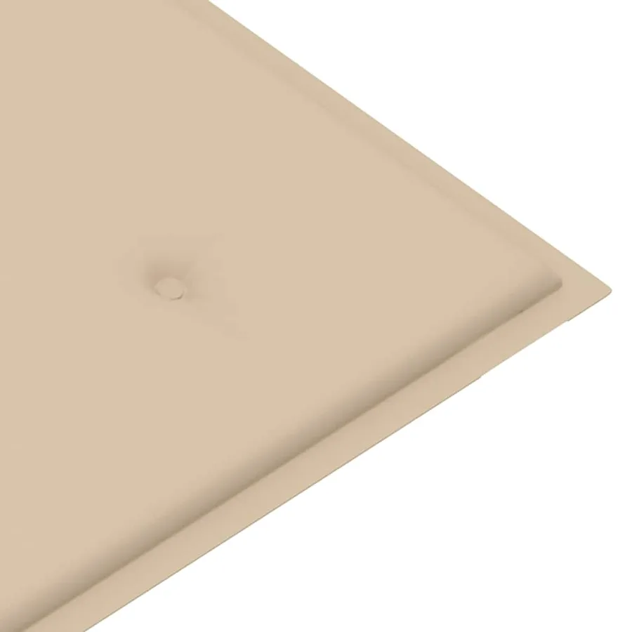 Banc de jardin avec coussin 120 cm Bambou - 7