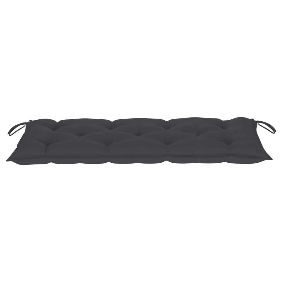 Banc de jardin avec coussin 120 cm Bambou - 7