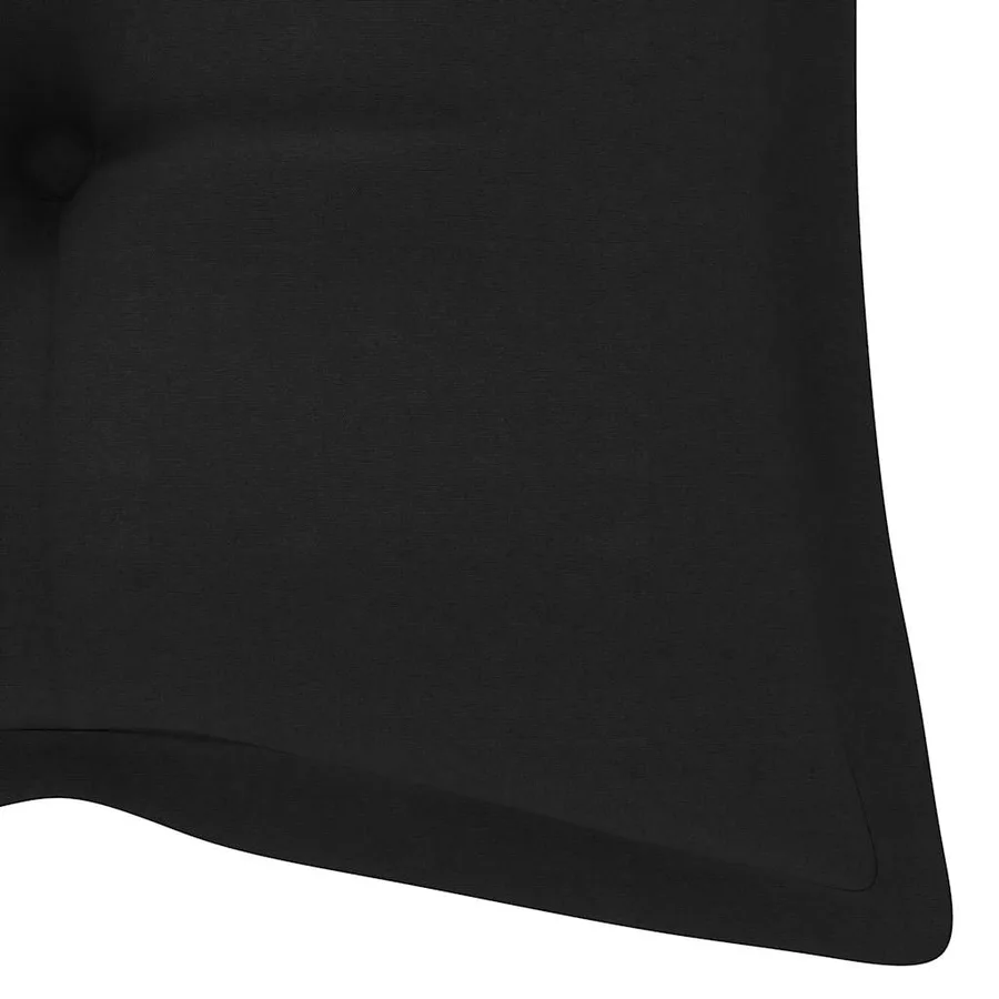 Banc de jardin avec coussin 120 cm Bambou - 9