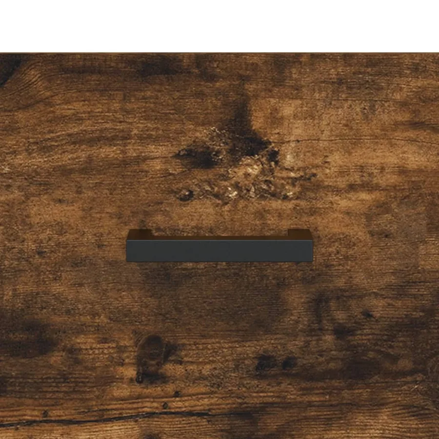 Table basse chêne fumé 90x50x40 cm bois d'ingénierie - 10