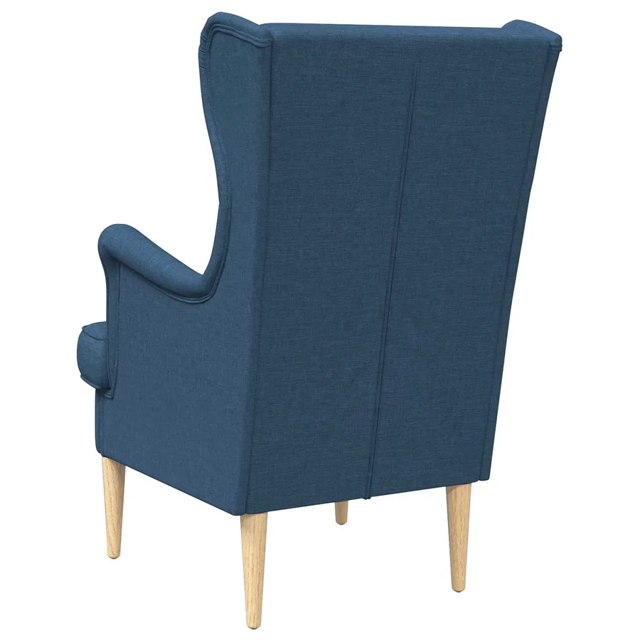fauteuil Bleu tissu - 6
