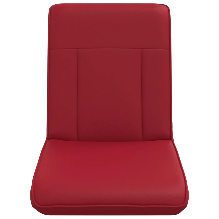 Fauteuil de sol ajustable Bordeaux Simili cuir - 4