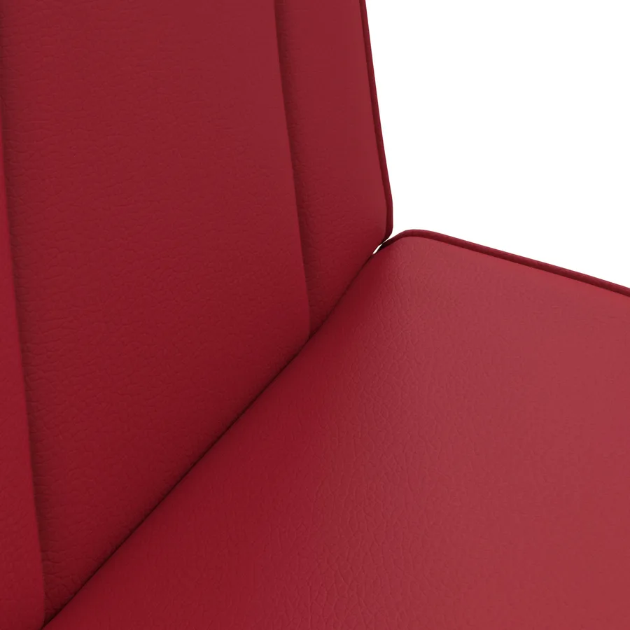 Fauteuil de sol ajustable Bordeaux Simili cuir - 7