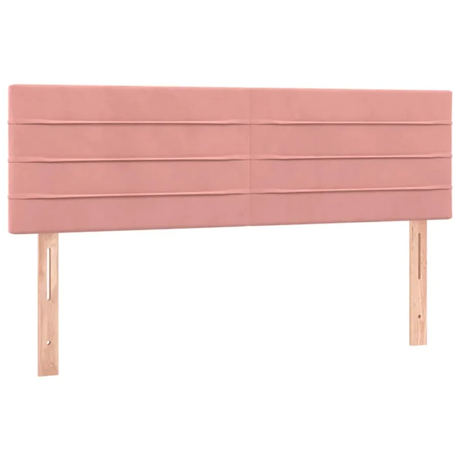 Sommier à lattes de lit avec matelas et LED Rose 140x190 cm - 7
