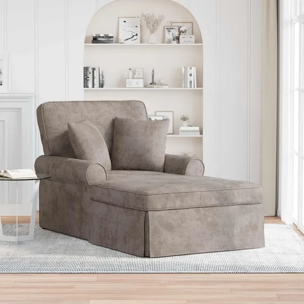Chaise lounge avec jupe Sable 157 x 91 x 91 cm ARES